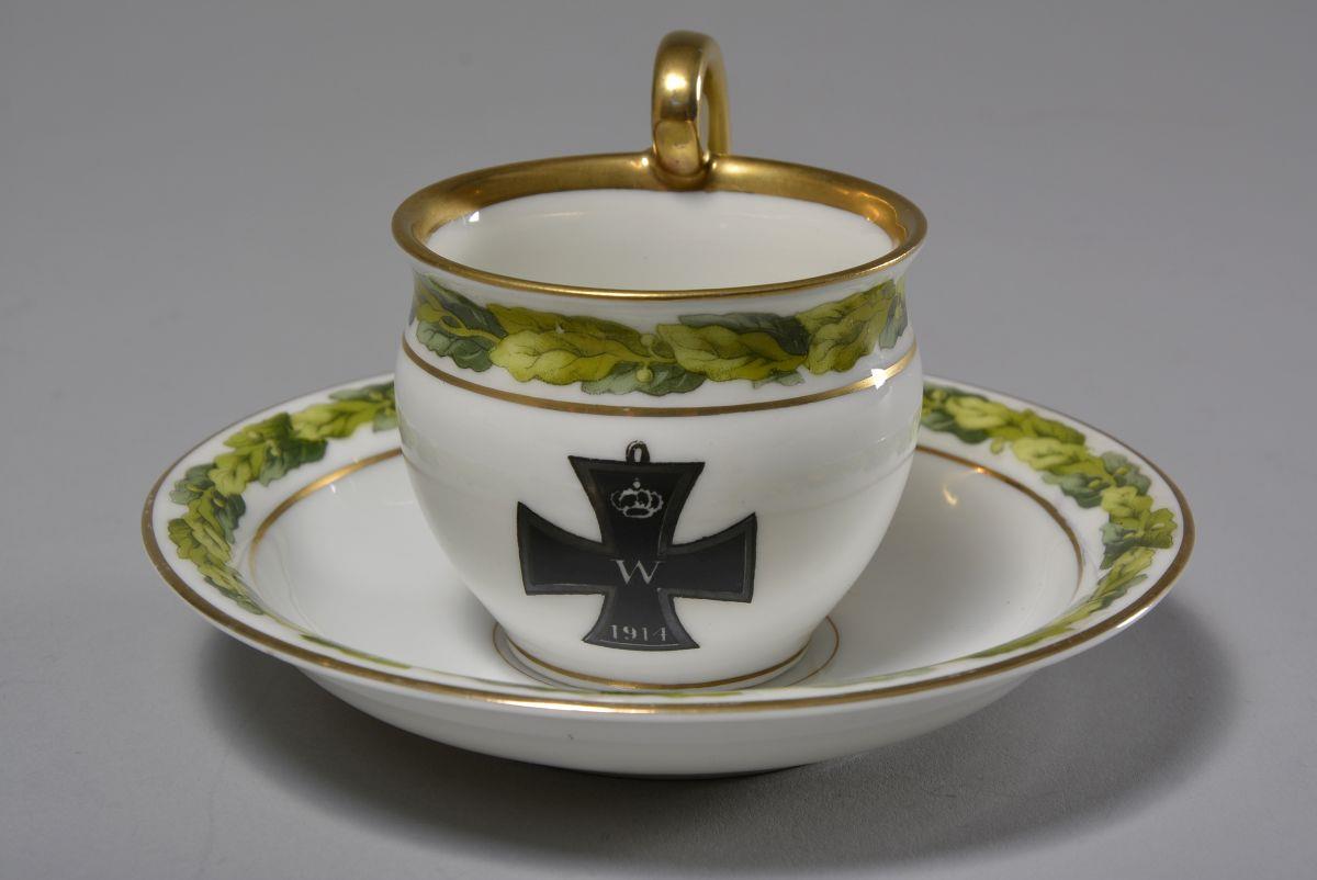 Patriotische Kaffeetasse 1914