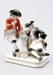 Große Freimaurer-Gruppe, Goebel, 20.Jh., H: 27,5cm