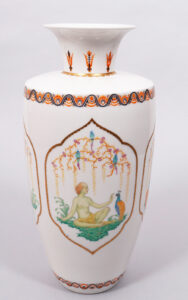 Unikat-Vase, KPM-Berlin, Dekor Adolf Flad/ Max Dürschke, um 1916, Zuschlag: 2500,-€