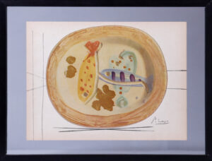 Pablo Picasso, Offsettafel auf Chamoixpapier, 1948, handsign., Zuschlag: 5000,-€